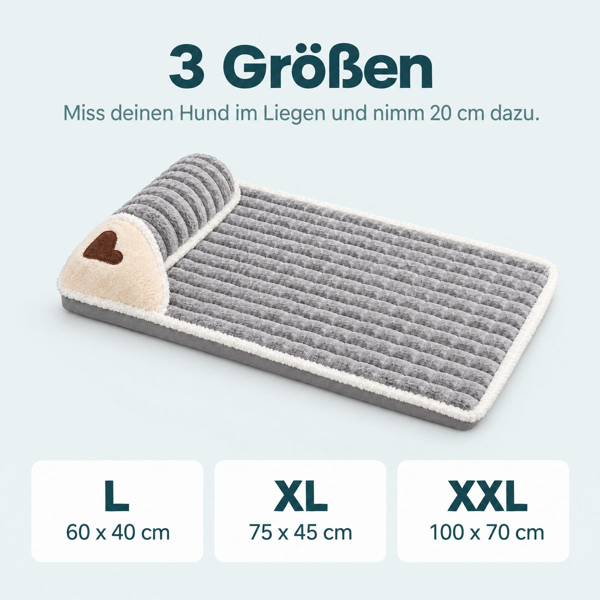 Lovypaw Nest in 3 Größen: L 60 x 40 cm, XL 75 x 45 cm, XXL 100 x 70 cm