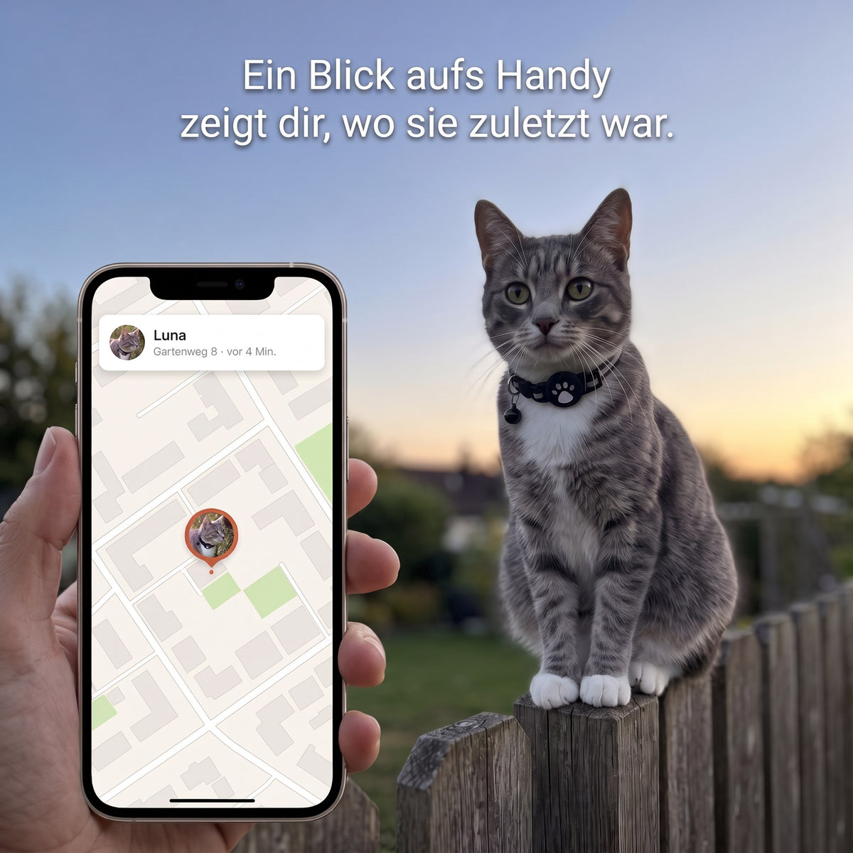 Handy zeigt, wo die Katze zuletzt war